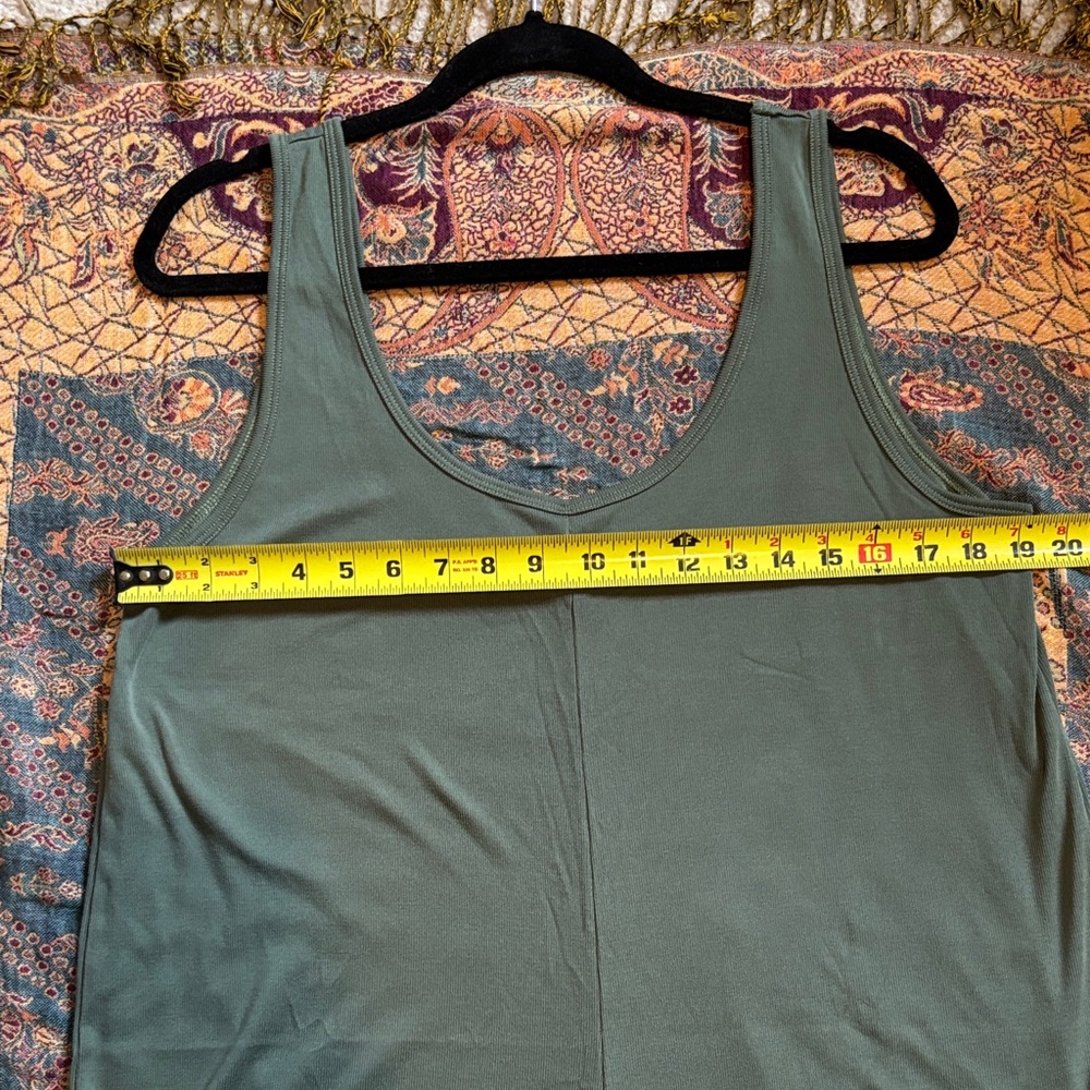 Marine Layer Olive Green Sleeveless Romper - Picture 6 of 8